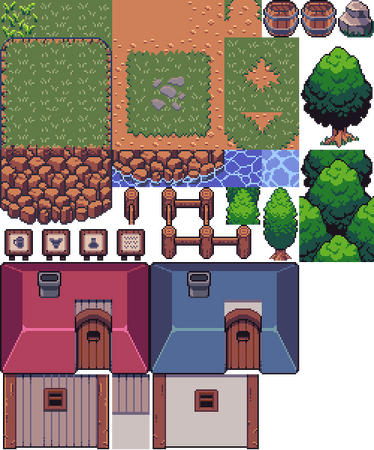the tileset I created for Dagger's Gate